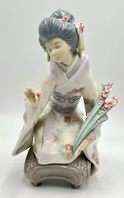 Buy Wonderful Lladro Figurine, Kneeling Kiyoko Geisha; 1450; Light Damage • 66.40£