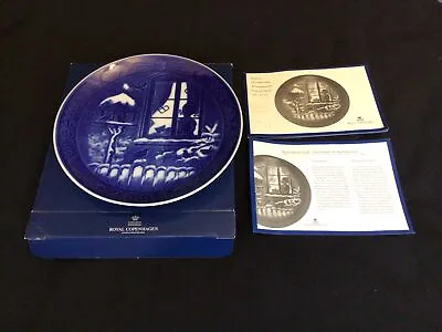 Buy Royal Copenhagen Christmas Plate Watching The Birds 2001 - Boxed With C.O.A • 9.99£