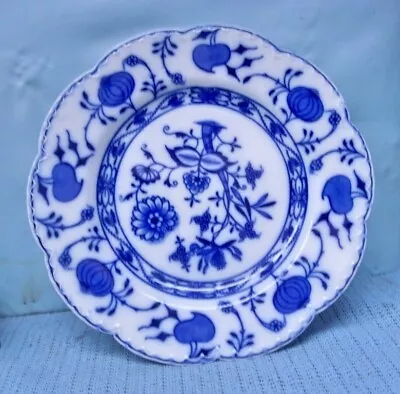 Buy Antique Flow Blue 10  Dinner Plate ~ Holland ~ Blue Onion Pattern ~ Johnson Bros • 47.29£