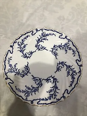 Buy Copelands China Plate Cyril 190427 Blue & White Scalloped Rim • 9.95£
