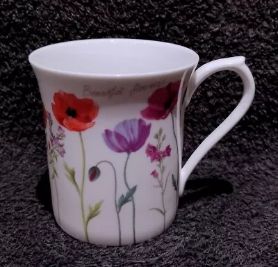 Buy Royale Garden Mug - Fine Bone China - Hand Decorated Poppies - Staffordshire  • 7.99£