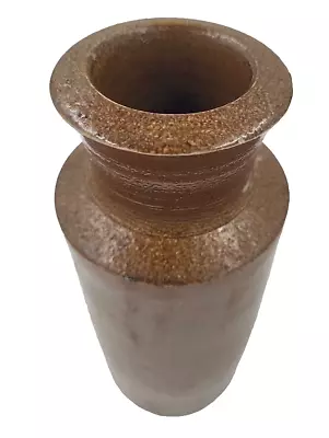 Buy Victorian Salt Glaze Stoneware Pot Vase Antique Pottery H19cm / 7.5  • 15.99£