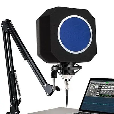 Buy Sound Recording Booth Microphone Isolation Shield For Studio Recording • 16.97£