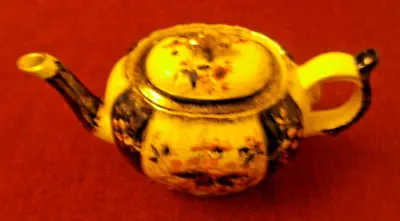 Buy Old Antique Glazed  China Teapot Very Decorative • 7£