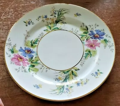 Buy Thomas Rosenthal Luncheon Plate Pattern 4491 Cream W/ Pink,blue, Yellow Flowers • 8.53£
