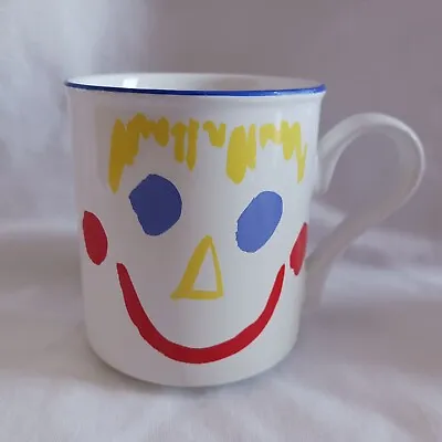 Buy The Arthur Wood Jolly Sad Mug Cup By Francio Aged 8 White Red Blue Yellow • 12.69£