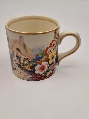 Buy Vintage 1930's Swinnertons's Old English Cottage Gardens  Demitasse Coffee Cup  • 7£