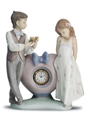 Buy Lladro Figurine - 5992 - 'Time For Love’ Clock - Excellent Used • 184.99£