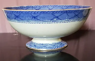 Buy Antique Ashworth Real Ironstone China In The Real Old Canton Pattern Footed Bowl • 39.99£