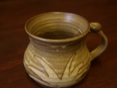 Buy Studio Pottery Mug. Wax Resist • 6£