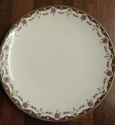 Buy Pretty Aynsley Antique China Tea Plate 22.4 Cm - Rose Swags, Backstamp 1905-1925 • 9£