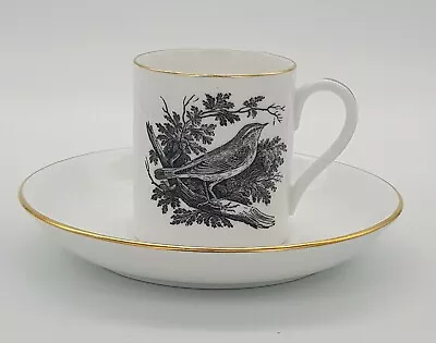 Buy Crown Staffordshire   The Yellow Wren   By Thomas Bewick Art Deco Coffee Can. • 15£
