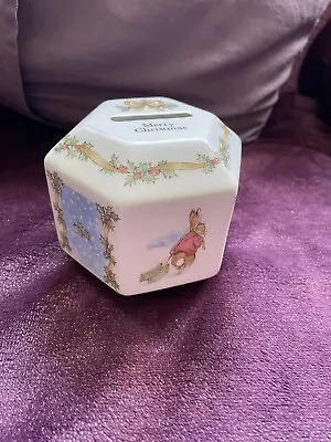 Buy Beatrix Potter Peter Rabbit Christmas Money Box • 5£