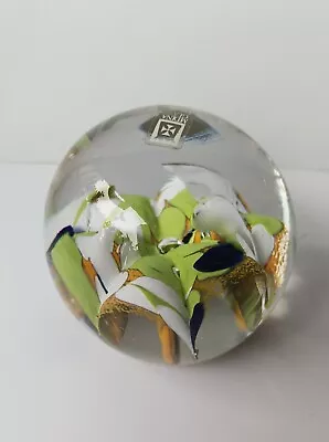 Buy Mdina Glass Paperweight Multicoloured Signed Labelled • 12£