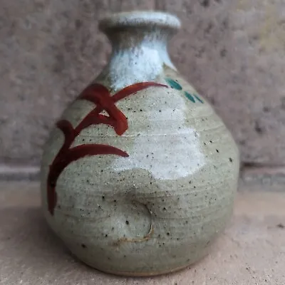 Buy Japanese Mashiko Studio Pottery Bottle Vase Cane Style Hamada Shoji Okinawa • 237.08£