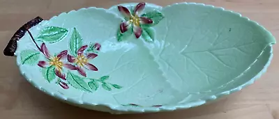 Buy Vintage Carlton Ware Dish - Australian Design - Green Apple Blossom Pattern • 18£