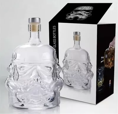 Buy NEW Star Wars Stormtrooper Glass Decanter - Trooper Helmet Whisky Beverage Drink • 19.99£