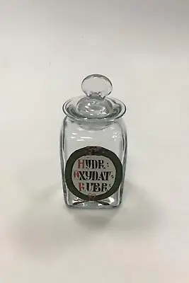 Buy Holmegaard Pharmacy Jar With Text HYDR OXYDAT RUBR From 1978 • 75.80£