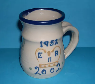 Buy Studio Pottery Commemorative Golden Jubilee '1952 - 2002  Hunworth Of Stody' Mug • 30£
