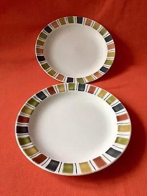 Buy Midwinter Pottery ‘Mexicana’ Pair Of Vintage Ceramic Side Plates 160mm. • 3.99£