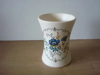 Buy Purbeck Ceramics Swanage Vase With Blue Floral Design Made In England • 4.99£