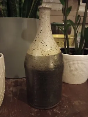 Buy Karen Nicholson Handmade Clay Wine Bottle Vase • 38.35£