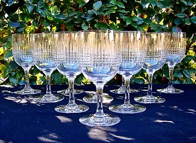Buy French Art Deco Baccarat Nancy Crystal Water Set Of 10 • 520.27£
