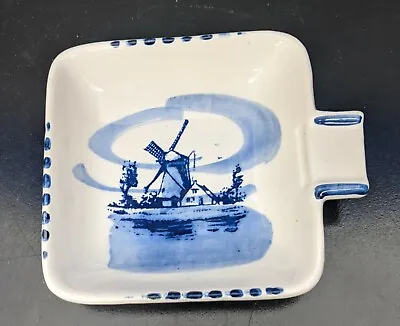 Buy Delftware Square Hand Painted Holland Serving Dish 3.5  X 3.5  X 1  • 27.88£