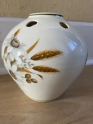 Buy Brixham Pottery - Floral Vase - With Stem Holes - Floral - Ceramic • 8£