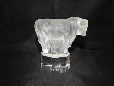 Buy Nachtmann Crystal Glass Figurine Bull Paperweight Germany • 9.90£