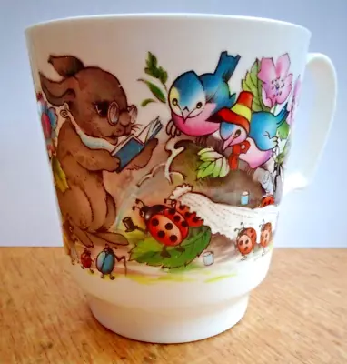 Buy Vtg Gainsborough Gnome & Woodland Animal Children's Mug C 47 8 • 10£