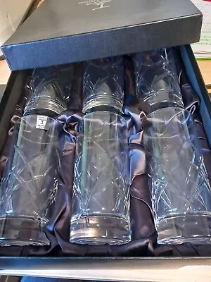 Buy Rockingham Crystal Hiball Glasses In Original Box CHARITY SALE • 45£