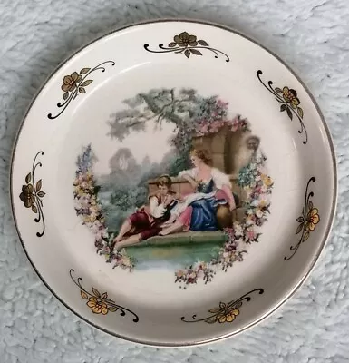 Buy Lord Nelson Pottery - Small Dish - Couple Lady & Man On Bench - 4.5 /11.5cm Dia. • 3.99£