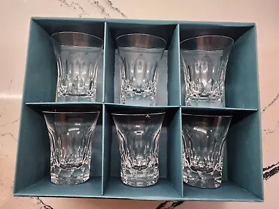 Buy Vintage Bohemia Czech Crystal Whiskey Old Fashion Tumbler Glasses 4  With Box • 62.40£