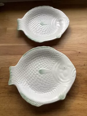 Buy Shorter & Son Ltd Vintage Fish Plates Ceramic Kitsch Art Deco X 2 • 11.50£