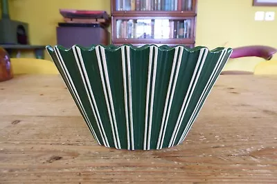Buy Vintage Sylvac Pottery Raphique Green/White Posy/Planter/Vase 2180 • 5.50£