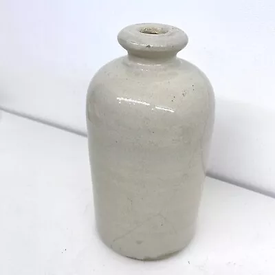 Buy Antique Stoneware Bottle, Vintage Collectible, Rustic Ceramic Decor, Classic • 18.39£