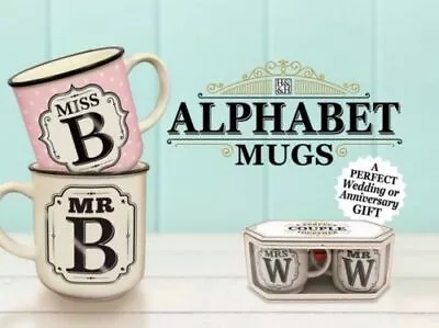 Buy Alphabet Mug Mr / Mrs / Miss Men's Women's Gift Mug Birthday - Stoneware Mugs • 7.99£