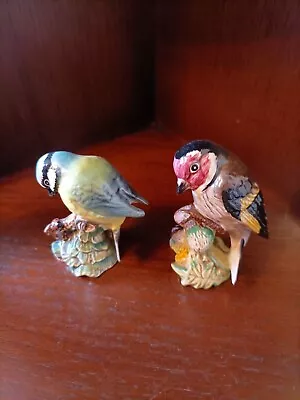 Buy Beswick Birds, A Pair, A Goldfinch 2273 And A Blue Tit 992, Excellent Condition. • 15£