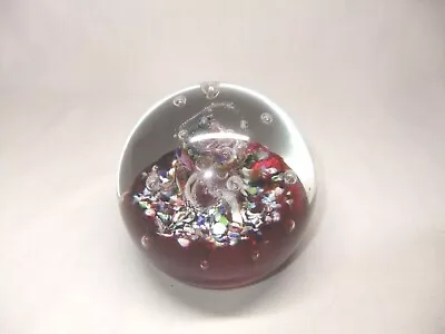 Buy Caithness Paperweight Art Glass Red Myriad Scotland Scottish  Collectable • 9.99£
