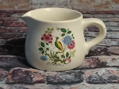 Buy Small Purbeck Ceramics Floral Jug With Birds  Made In England • 6.50£