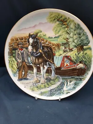 Buy Fenton China Company Vintage Collectors Plate  The Barge   • 6.99£