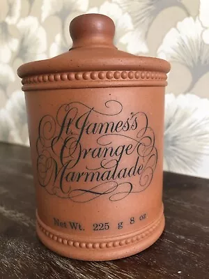 Buy St James's Orange Marmalade Preserve Pot Terracotta Fullam Pottery  • 25£