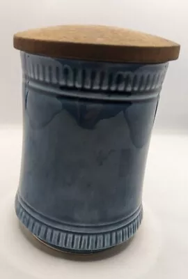 Buy Vintage Prinknash Pottery Storage Jar With Wooden Lid • 12.99£