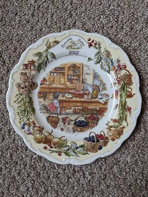 Buy Brambly Hedge By Royal Doulton 2002 Year Plate A Series Of Four Collection  • 50£