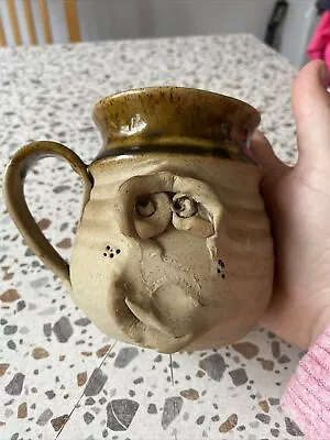 Buy Vintage Ugly Mug Handmade Stoneware Ugly Pottery Wales   • 9.99£