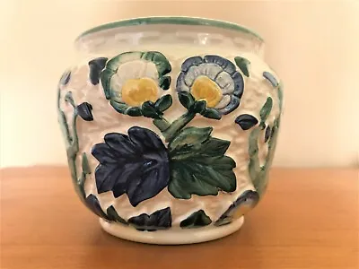 Buy H J Wood, Vintage Handpainted  Persian Blue  Vase With  Indian Tree  Decoration • 25£