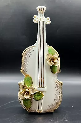 Buy Enterprise Exclusive Violin Cello Ceramic Wall Pocket Planter Vase • 15.25£