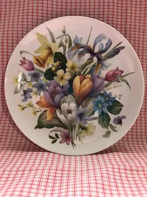 Buy Ak Kaiser Porcelain Decorative Hanging Floral Plate 7.75  • 7£