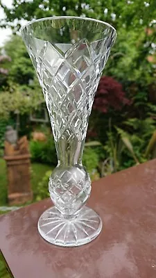 Buy Beautiful  Royal Doulton Crystal Glass Vase • 13.99£